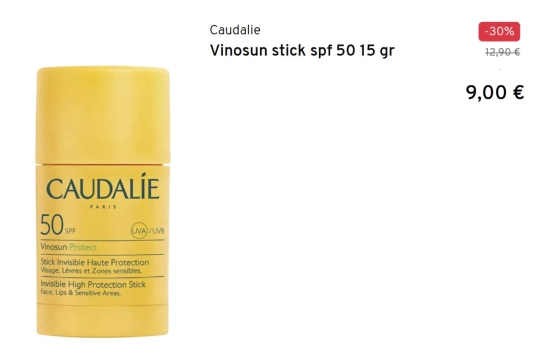 caudalie vinosun stick spf 50 15 gr/ ARENAL.COM caudalie vinosun stick spf 50 15 gr/ ARENAL.COM