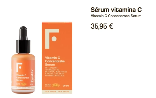 Sérum vitamina C Concentrate/ FRESHLY Sérum vitamina C Concentrate/ FRESHLY
