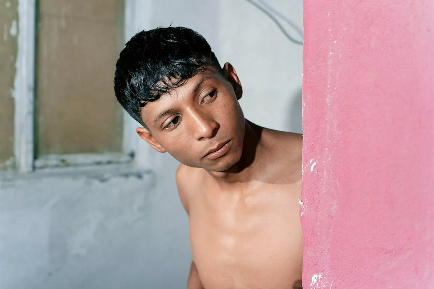 'Amigo de El Friki y pared rosa' en una exposición en Madrid / Felipe Romero Beltrán - FUNDACIÓN MAPFRE