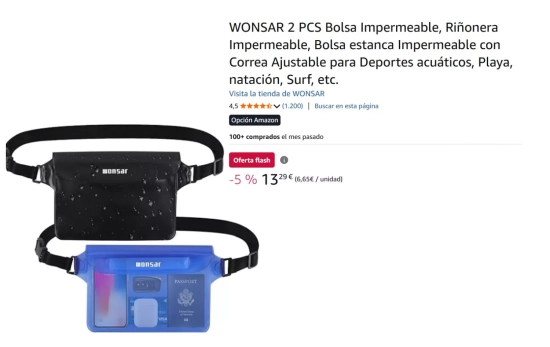 Bolsa Impermeable/ AMAZON Bolsa Impermeable/ AMAZON