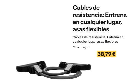Cables de resistencia/ DECATHLON Cables de resistencia/ DECATHLON