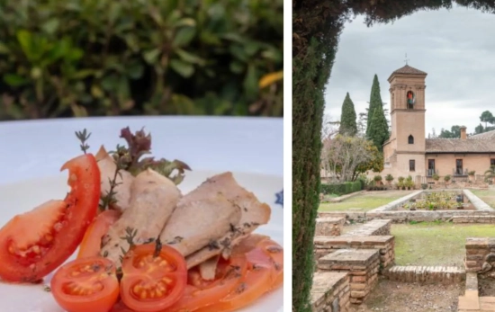 Ejemplo de plato que se ofrecen en el Parador de Granada/ PARADORES.ES Ejemplo de plato que se ofrecen en el Parador de Granada/ PARADORES.ES