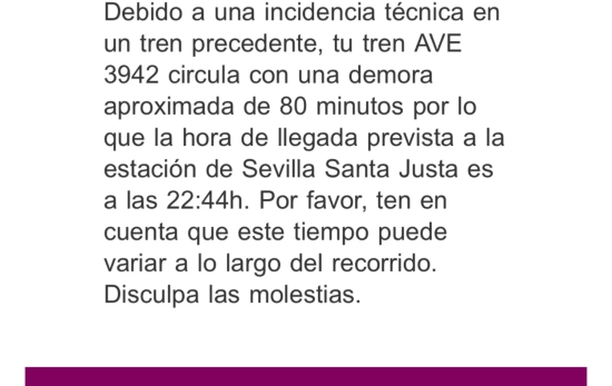 La información de Renfe CEDIDA La información de Renfe CEDIDA