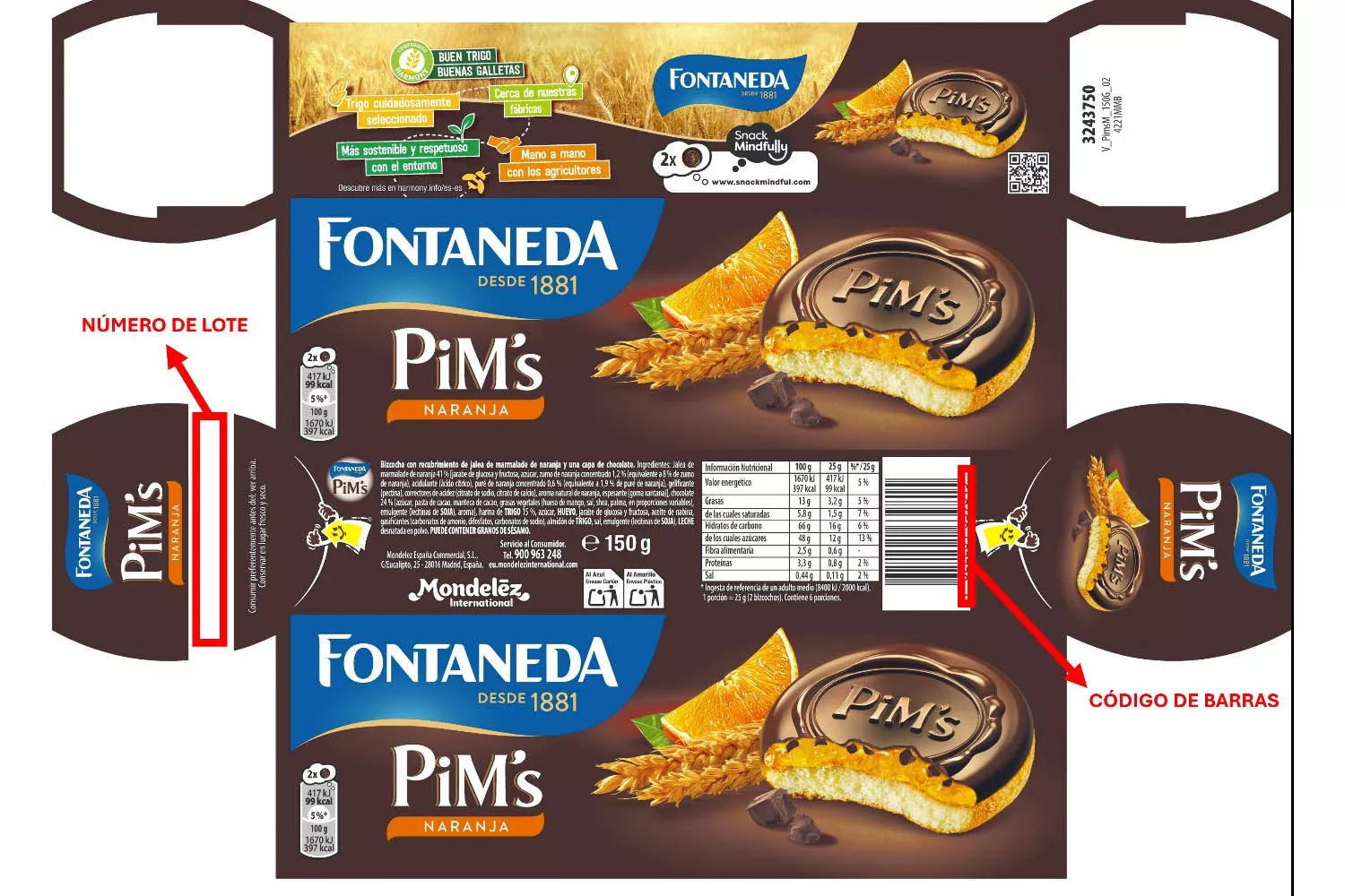 Las galletas Pim's de Fontaneda afectadas por la alerta alimentaria / AESAN