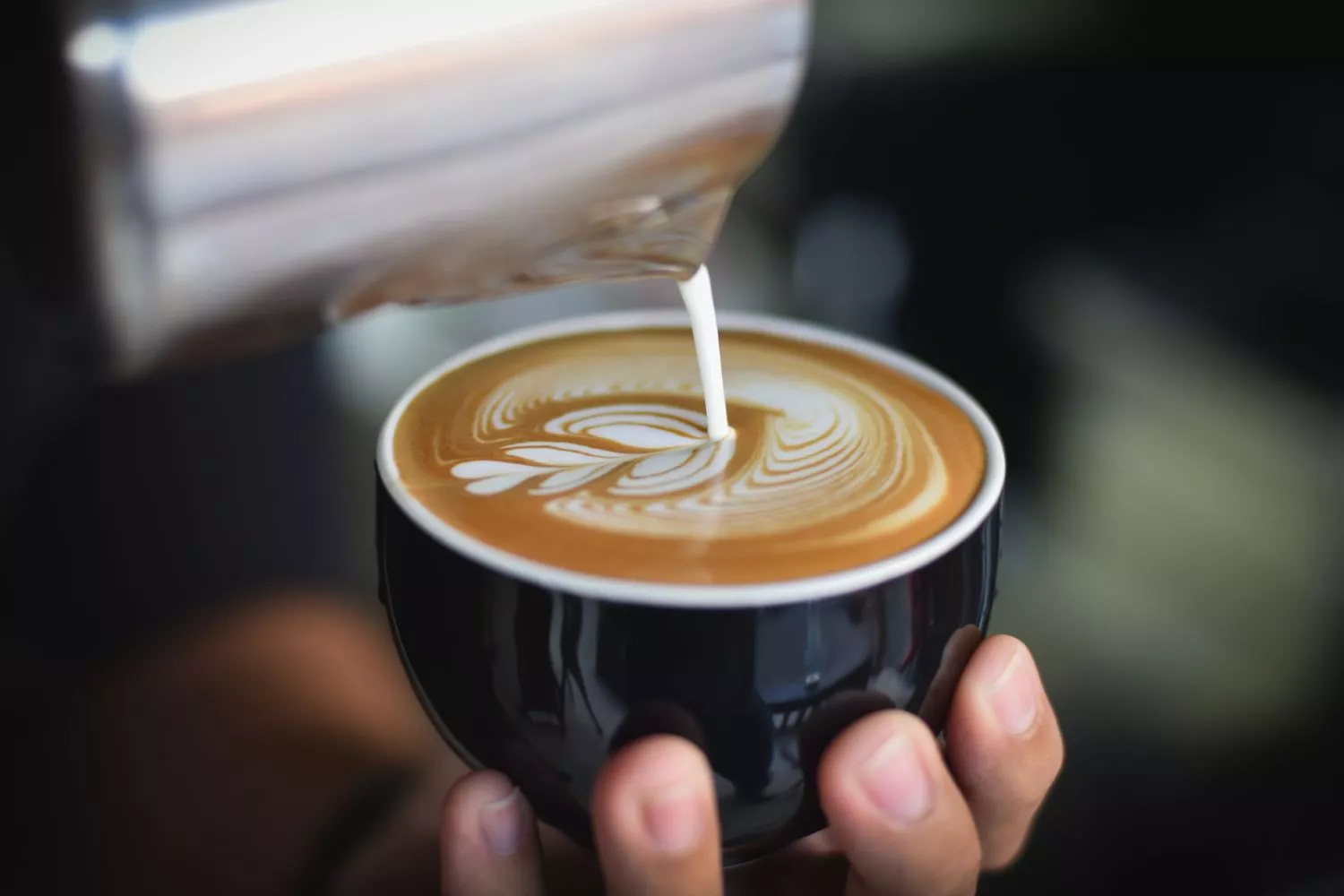 Un barista hace un café en una cafetería / CANVA