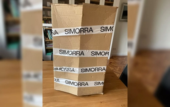 El paquete que le llegó a Pilar Andrés de Ikea CEDIDA El paquete que le llegó a Pilar Andrés de Ikea CEDIDA