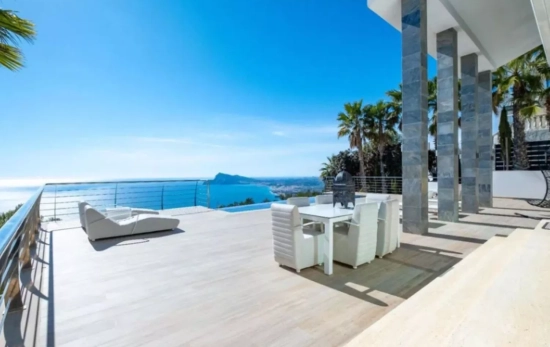 Vista desde una de las villas de Altea Hills/ IDEALISTA Vista desde una de las villas de Altea Hills/ IDEALISTA