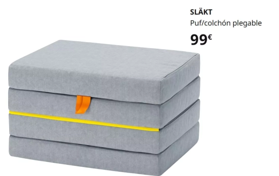 Puf/colchón plegable/ IKEA