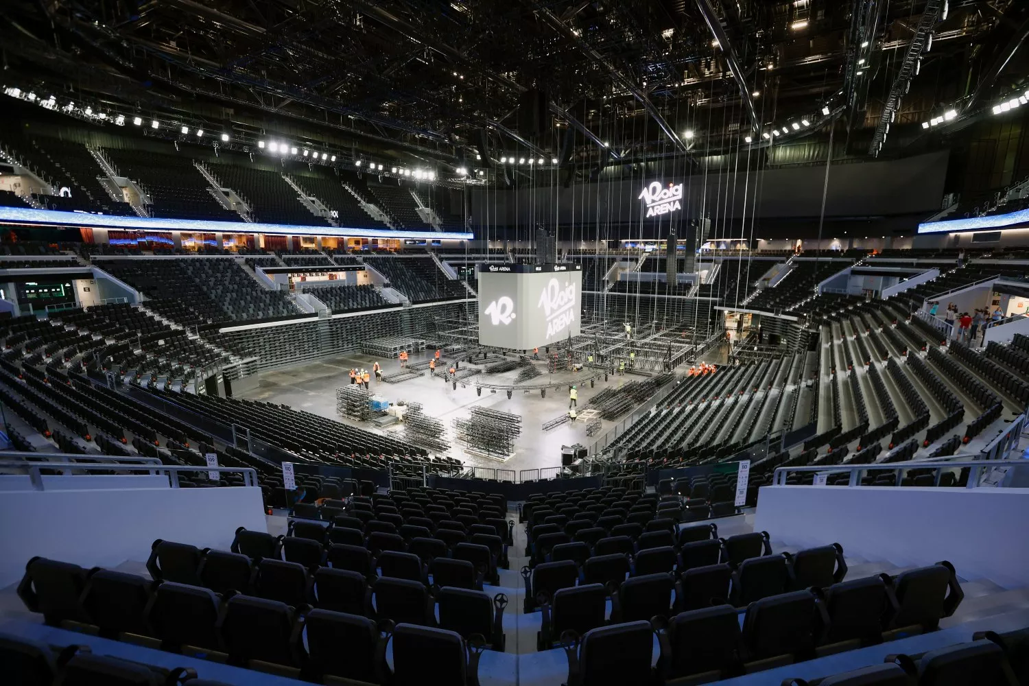 El interior del Roig Arena, en Valencia / Biel Alino - EFE