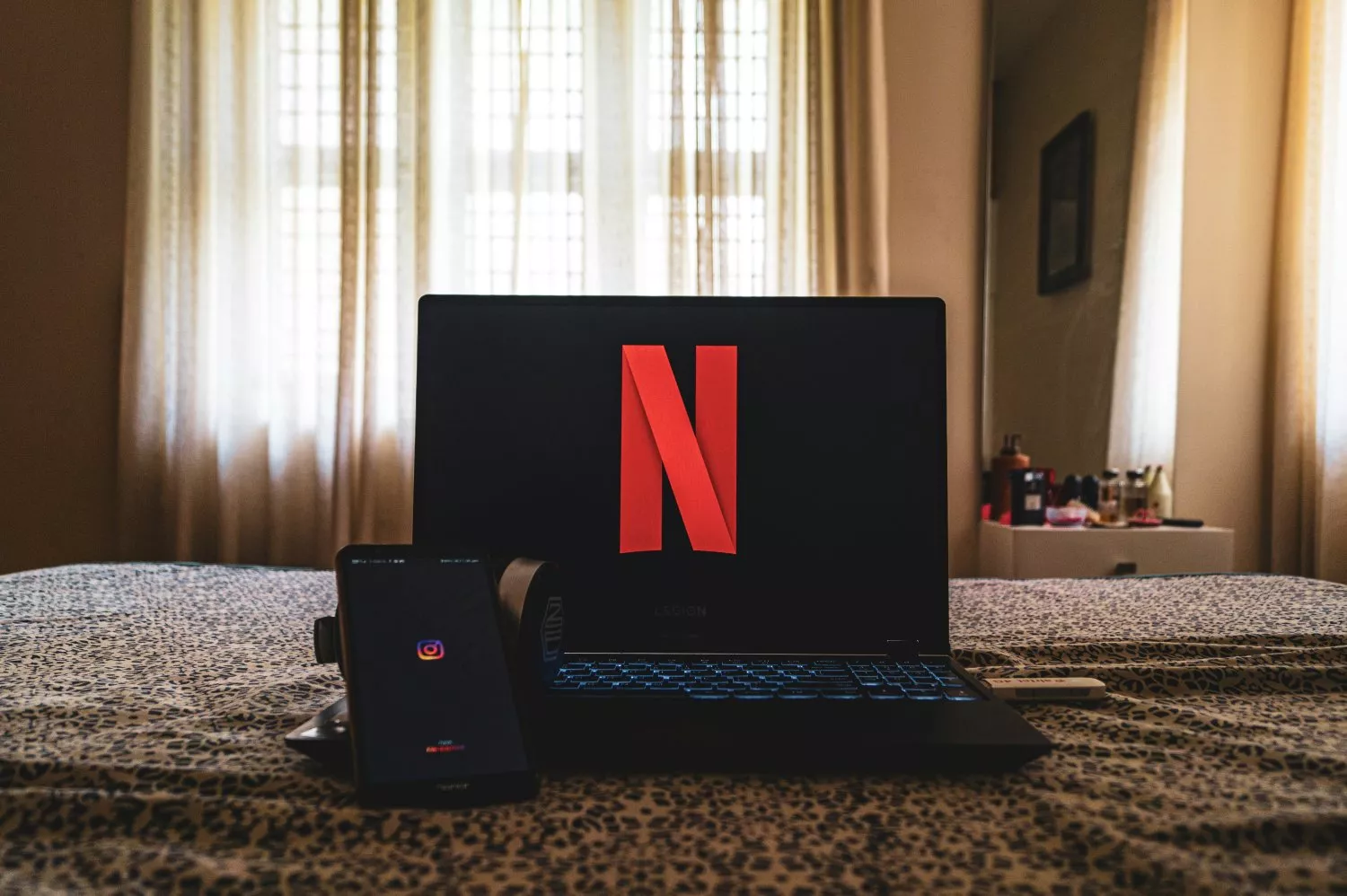 Un ordenador con la aplicación de Netflix / UNSPLASH