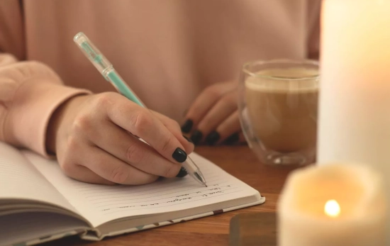 Una persona escribiendo un diario emocional/ CANVA Una persona escribiendo un diario emocional/ CANVA