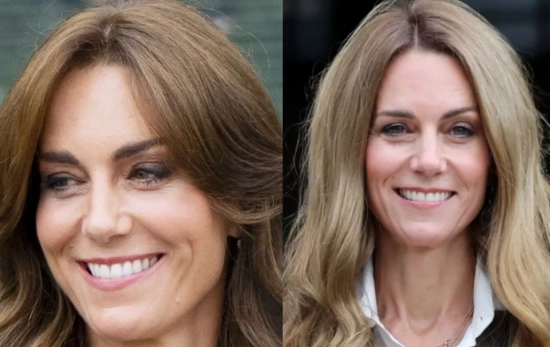 El antes y el después del pelo de Kate Middleton/ Montaje CG El antes y el después del pelo de Kate Middleton/ Montaje CG