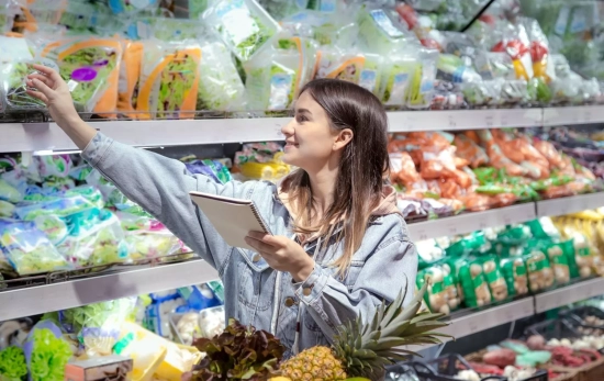 Una consumidora en el supermercado / FREEPIK - pvproductions Una consumidora en el supermercado / FREEPIK - pvproductions