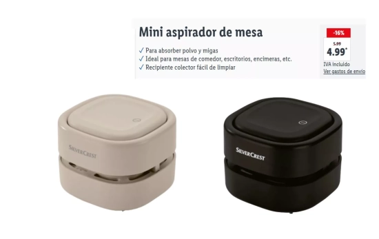 Aspirador de mesa /LIDL