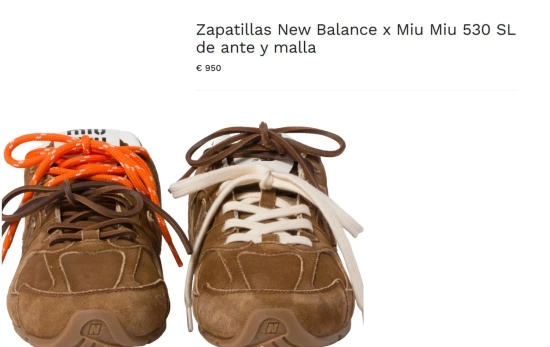 New Balance x MIU MIU/ MIUMIU New Balance x MIU MIU/ MIUMIU