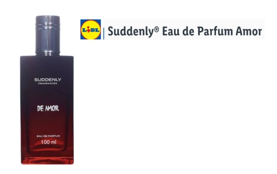 Suddenly® Eau de Parfum Amor / 6.99 €/ LIDL Suddenly® Eau de Parfum Amor / 6.99 €/ LIDL