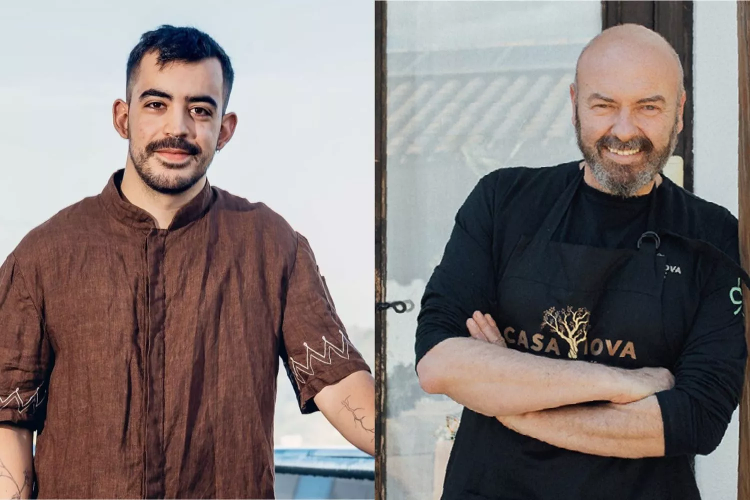 Carlos Casillas y Andrés Torres, los chefs con estrella Michelin / CEDIDA Carlos Casillas y Andrés Torres, los chefs con estrella Michelin / CEDIDA