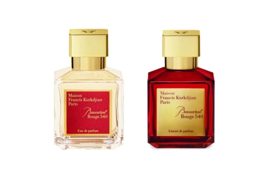 Baccarat Rouge 540 Eau de Parfum (245 euros) y Baccarat Rouge 540 Extrait de Parfum (355 euros) CE Baccarat Rouge 540 Eau de Parfum (245 euros) y Baccarat Rouge 540 Extrait de Parfum (355 euros) CE