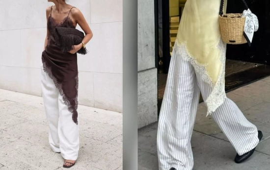 Técnica del 'layering' con un mini vestido lencero/ PINTEREST Técnica del 'layering' con un mini vestido lencero/ PINTEREST