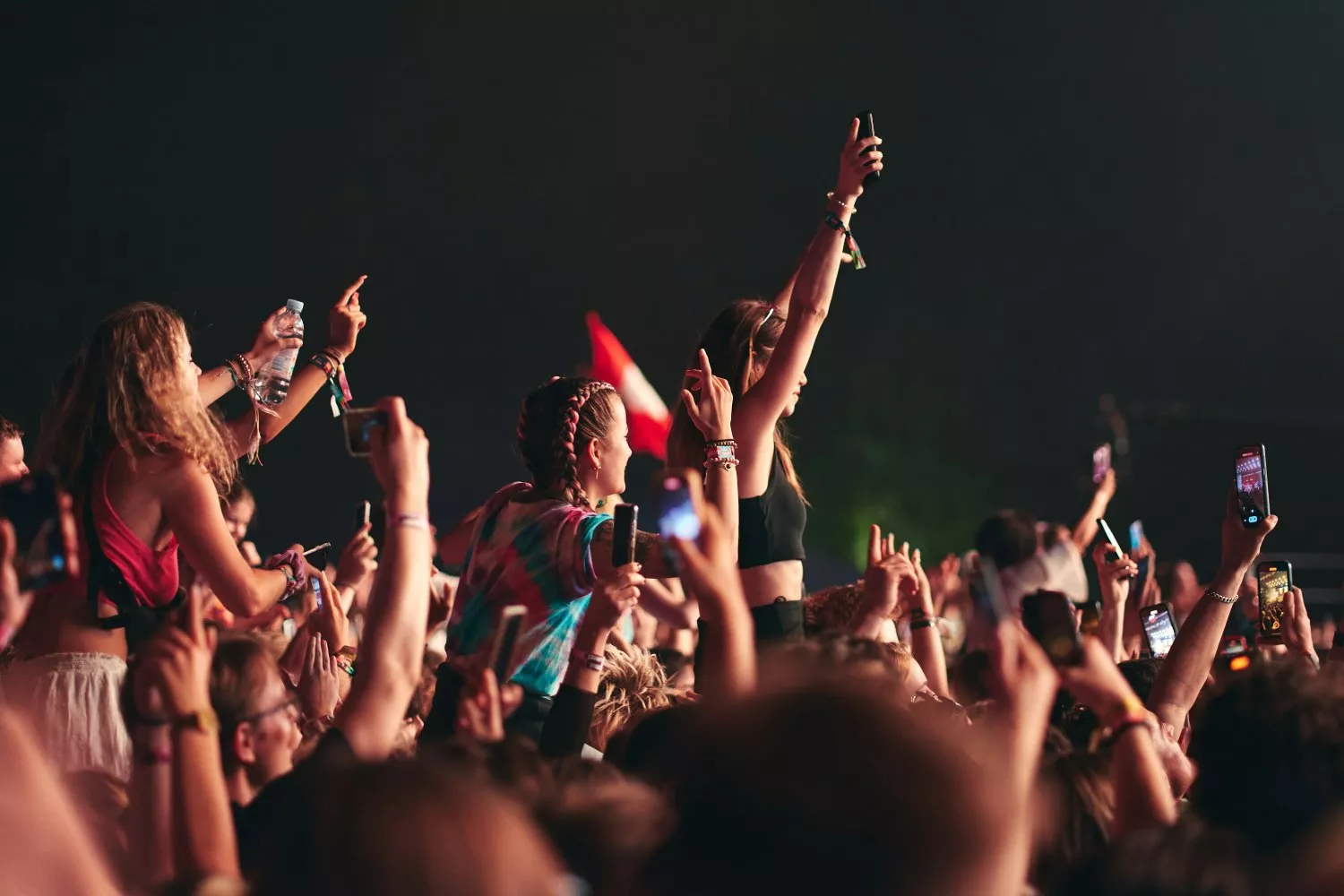 Varias personas disfrutan en un festival similar a Brava Madrid / UNSPLASH