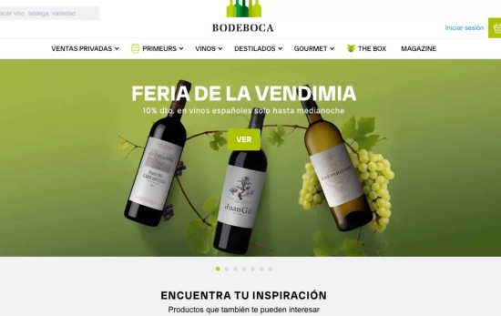 La página web de Bocadeboca CAPTURA La página web de Bocadeboca CAPTURA