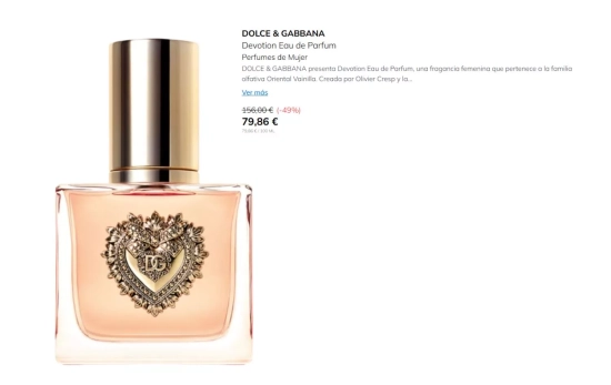 Devotion de Dolce y Gabbana/ PRIMOR Devotion de Dolce y Gabbana/ PRIMOR