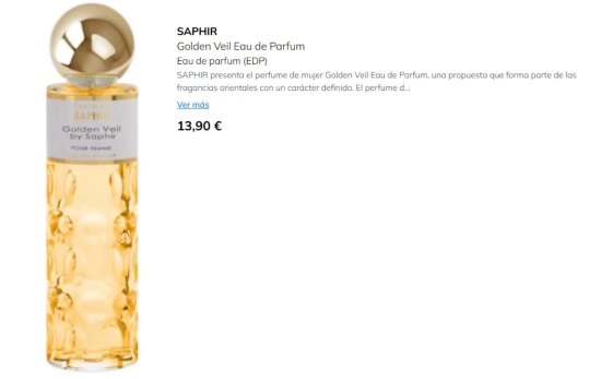 Golden Veil de Saphir/ PRIMOR Golden Veil de Saphir/ PRIMOR