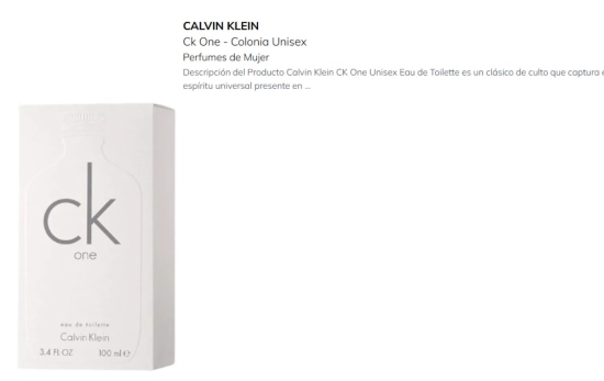 Calvin Klein unisex The One/ PRIMOR Calvin Klein unisex The One/ PRIMOR