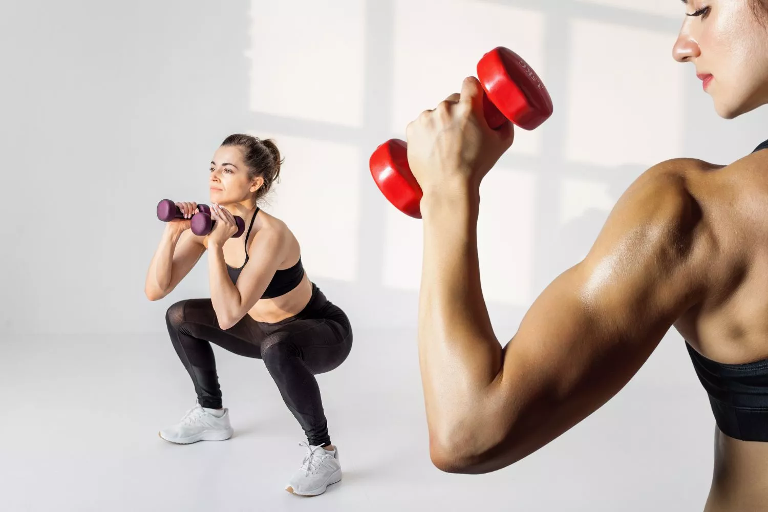 Dos mujeres entrenan siguiendo un método fitness /Montaje Consumidor Global