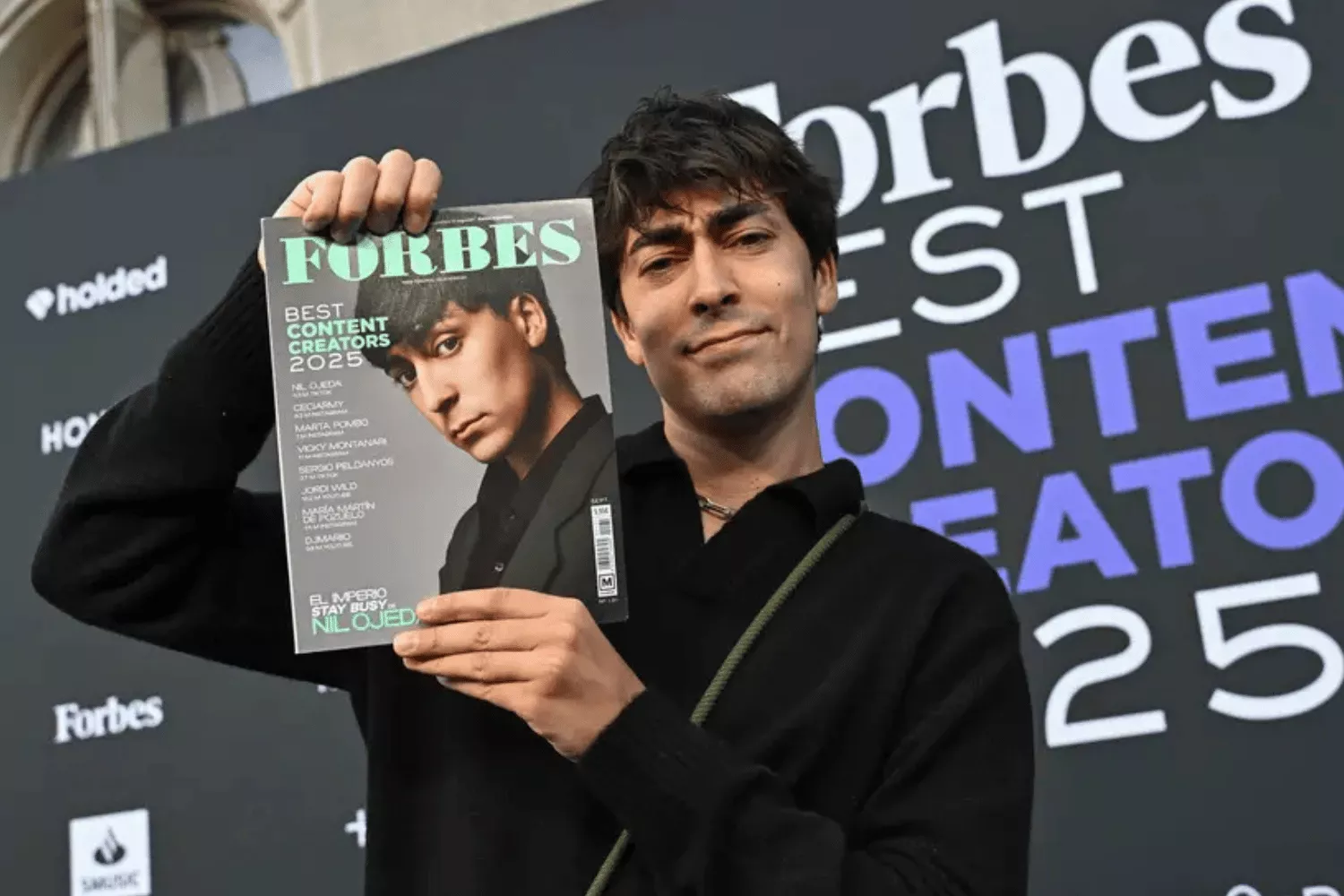 Nil Ojeda en los premios Forbes Best Content Creators 2025 / FERNANDO VILLAR - EFE