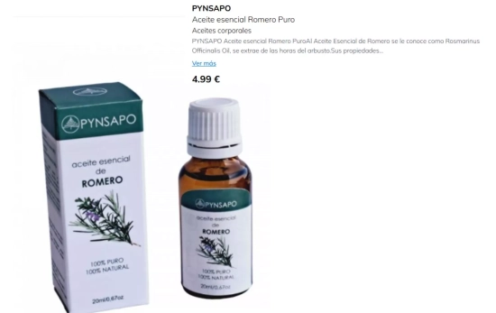 Aceite de romero/ PRIMOR