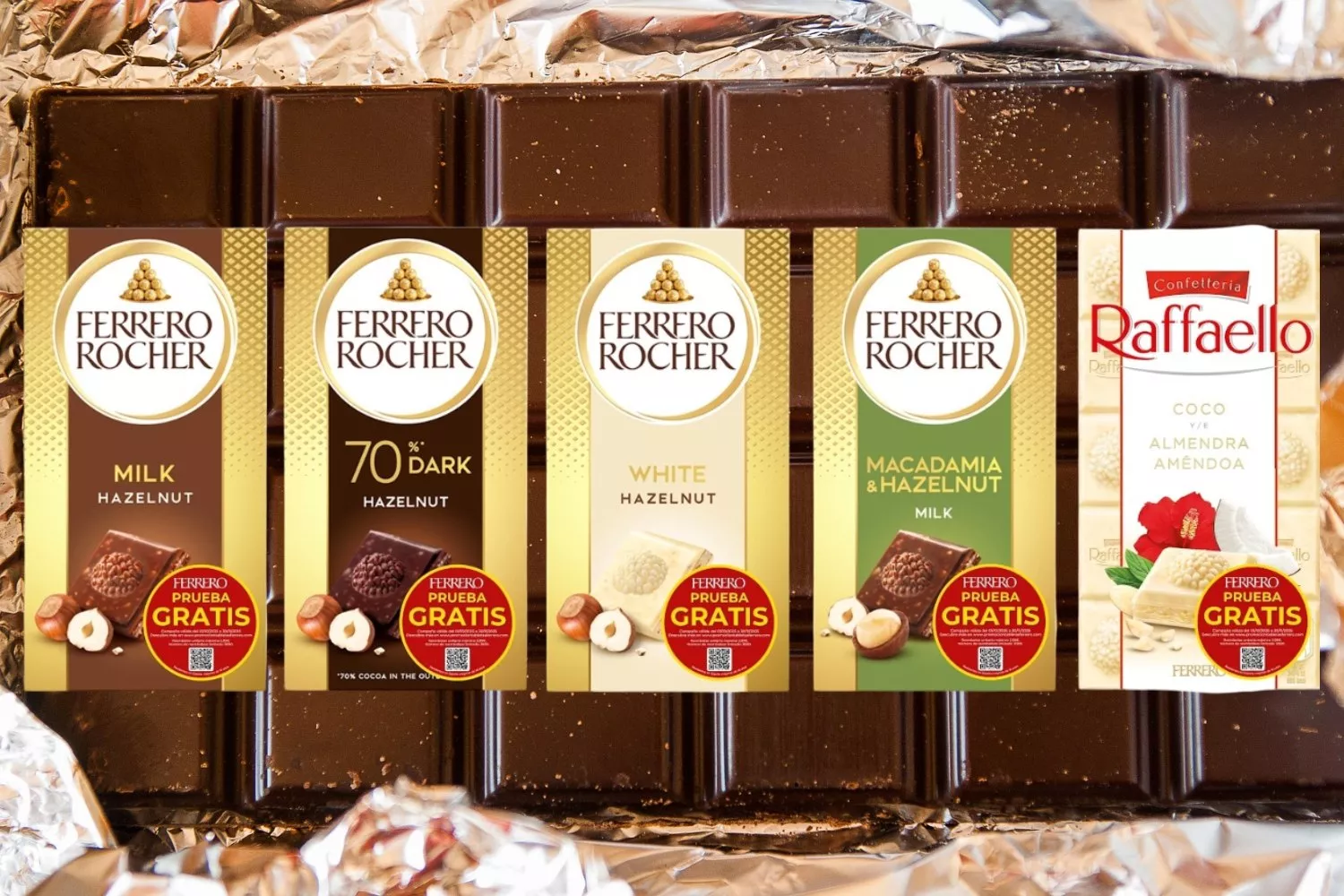 Las tabletas de las la promoción de Ferrero CEDIDA Las tabletas de las la promoción de Ferrero CEDIDA