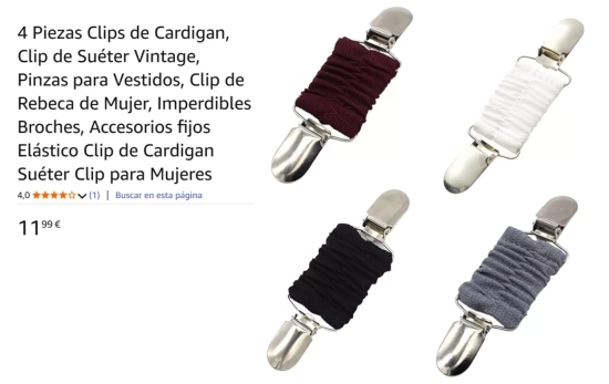 Broche elástico para entallar las camisas/ AMAZON Broche elástico para entallar las camisas/ AMAZON