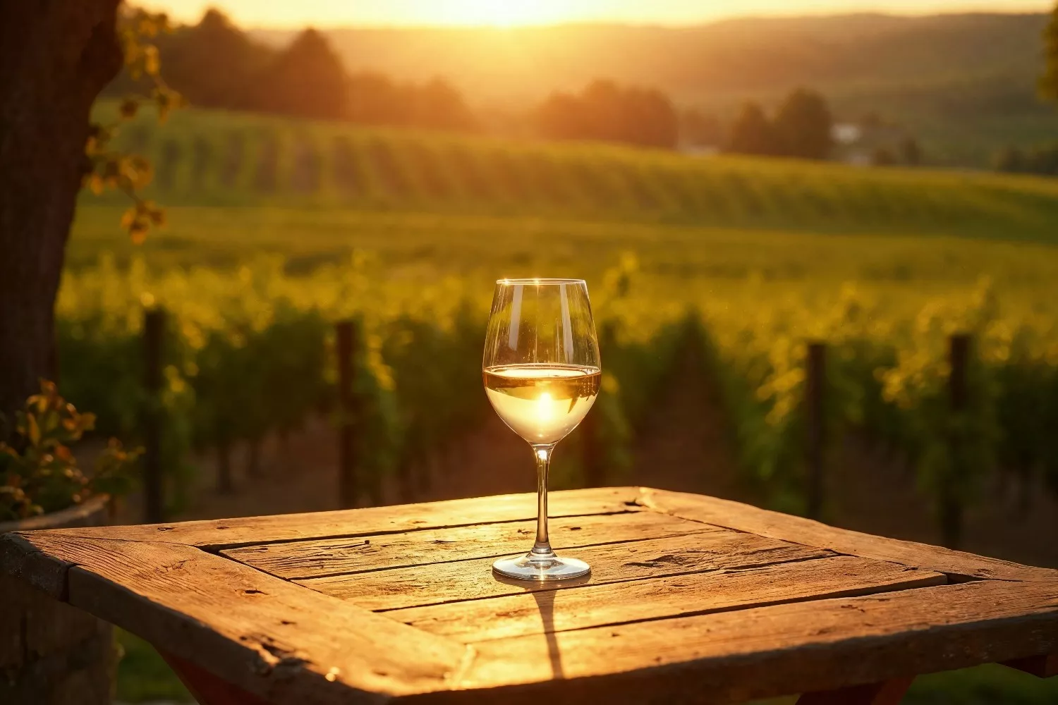 Una copa de vino blanco / UNSPLASH