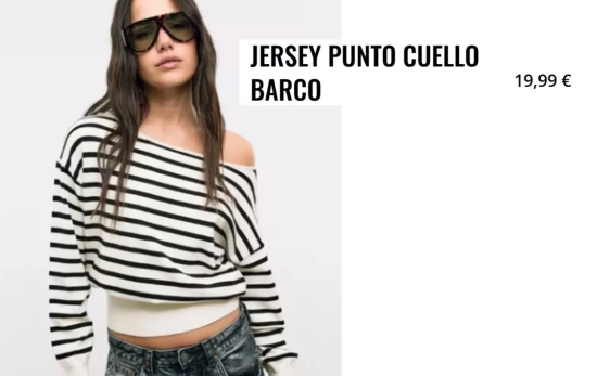 Rayas jersey punto/ STRADIVARIUS Rayas jersey punto/ STRADIVARIUS