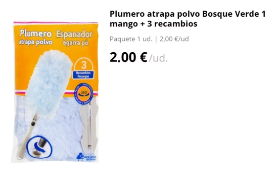 Plumero extensible/ MERCADONA Plumero extensible/ MERCADONA