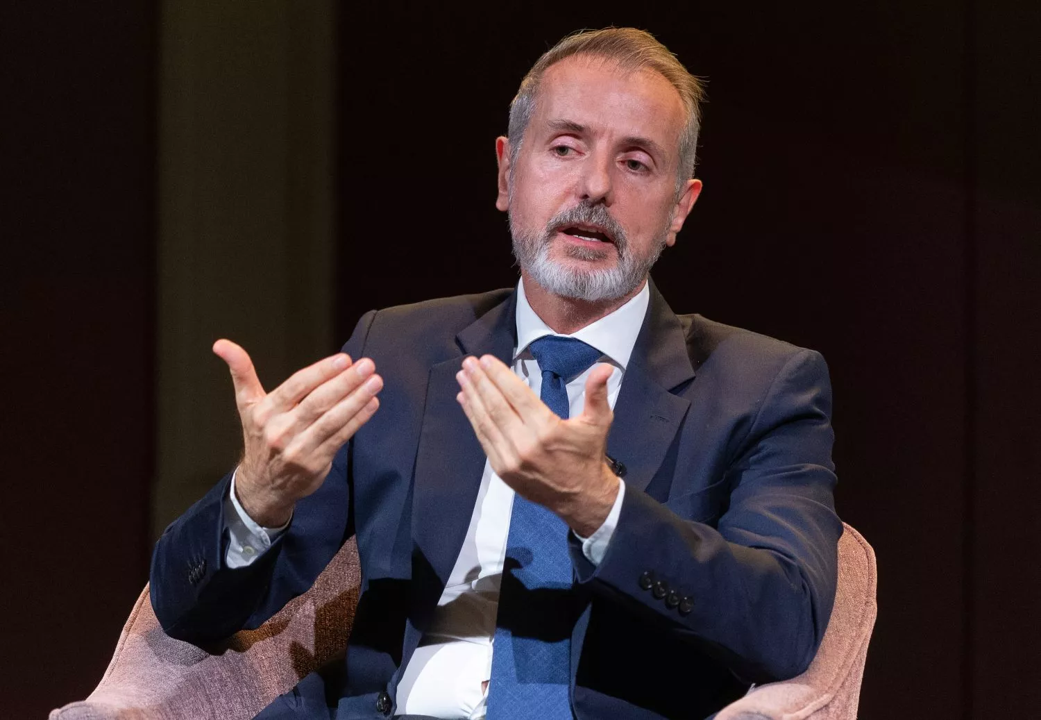 El presidente de Telefónica, Marc Murtra, interviene en Desayunos del Ateneo, a 1 de octubre de 2025 / EP El presidente de Telefónica, Marc Murtra, interviene en Desayunos del Ateneo, a 1 de octubre de 2025 / EP