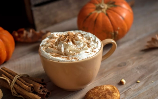Pumpkin Spice Latte con nata/ CANVA Pumpkin Spice Latte con nata/ CANVA