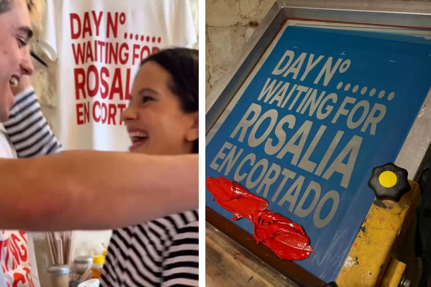 Rosalía en la famosa cafetería española de París / Montaje CONSUMIDOR GLOBAL Rosalía en la famosa cafetería española de París / Montaje CONSUMIDOR GLOBAL