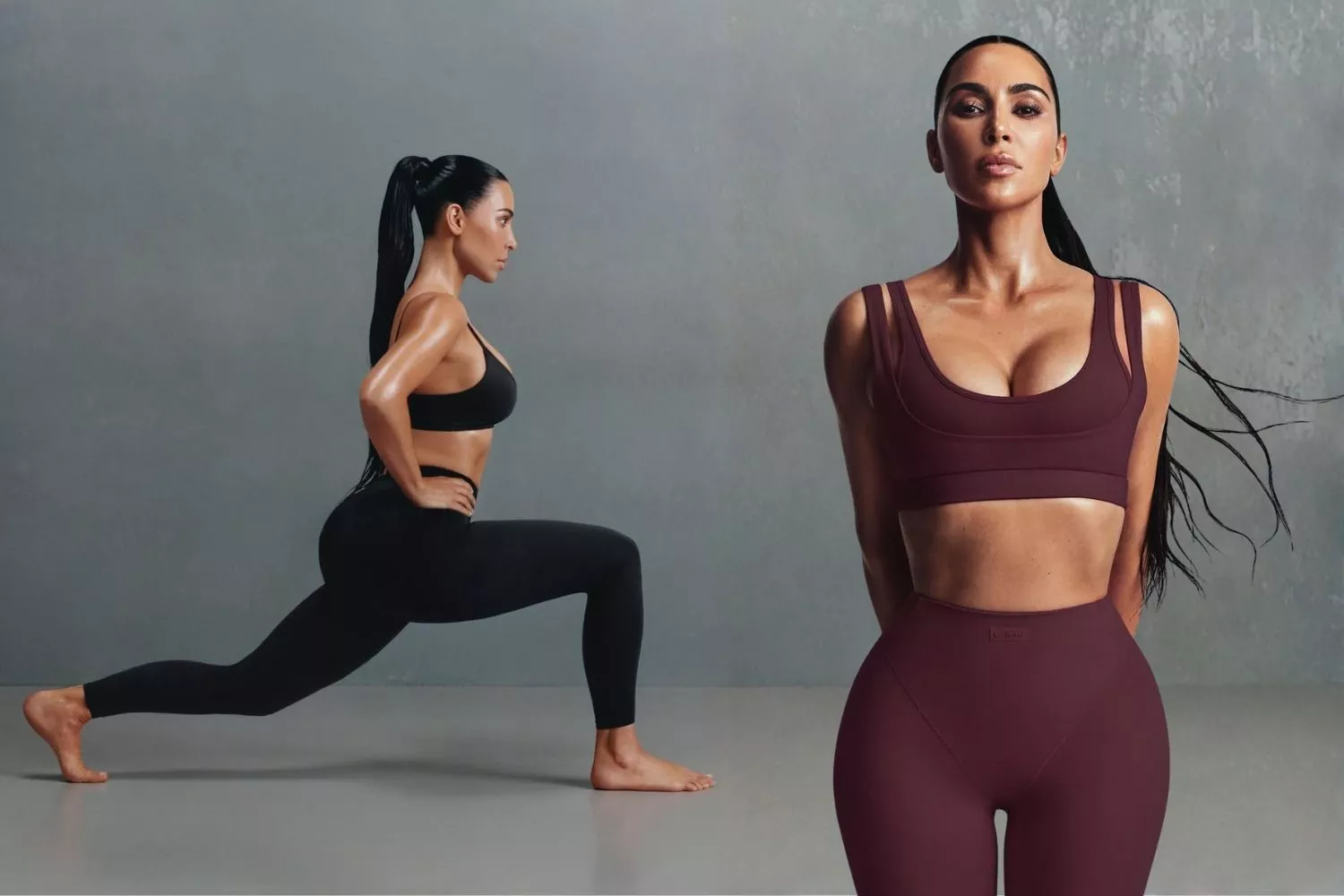 Kim Kardashian sigue una rutina / Montaje CONSUMIDOR GLOBAL