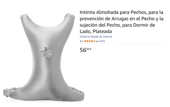 Cojín de pecho /AMAZON Cojín de pecho /AMAZON