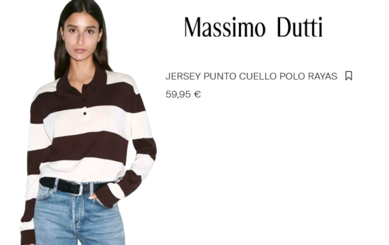 Polo de rayas/ Massimo Dutti Polo de rayas/ Massimo Dutti