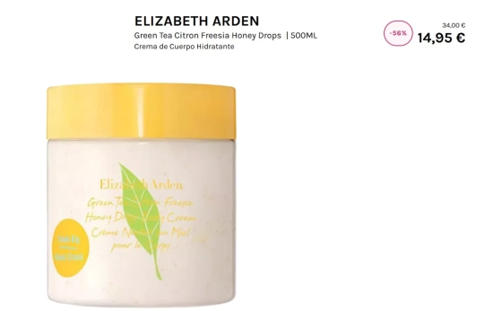Green Tea Citron Freesia Honey Drops ELIZABETH ARDEN/ DRUNI Green Tea Citron Freesia Honey Drops ELIZABETH ARDEN/ DRUNI