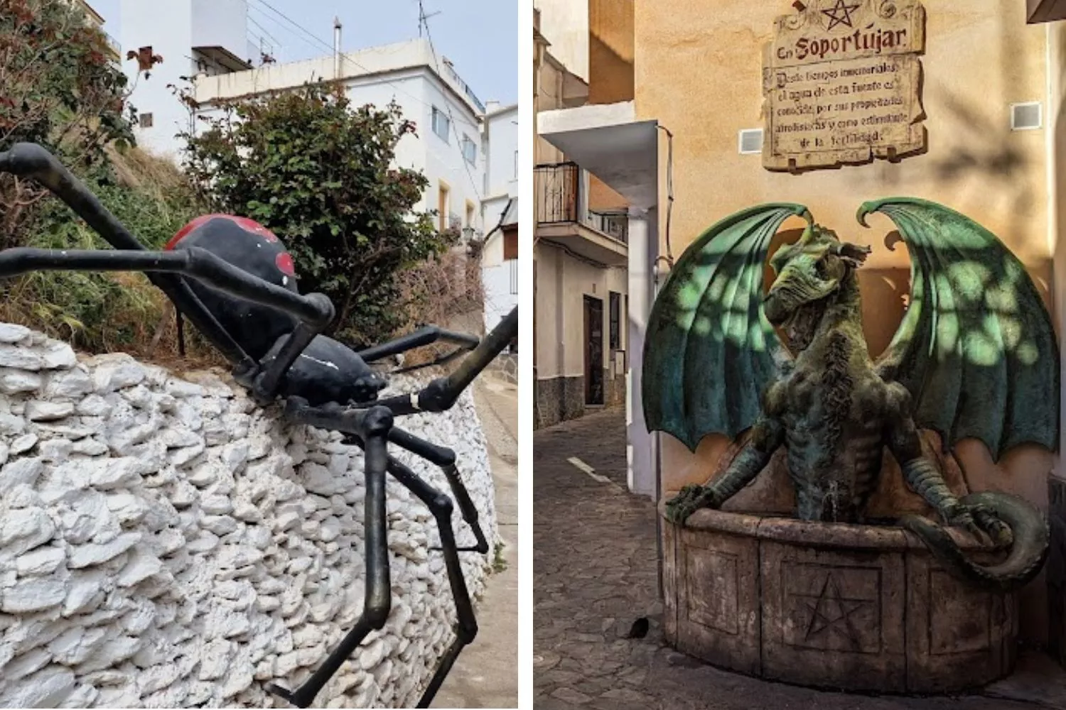 Varios rincones del mejor pueblo embrujado para hacer una escapada en Halloween / Montaje CONSUMIDOR GLOBAL Varios rincones del mejor pueblo embrujado para hacer una escapada en Halloween / Montaje CONSUMIDOR GLOBAL