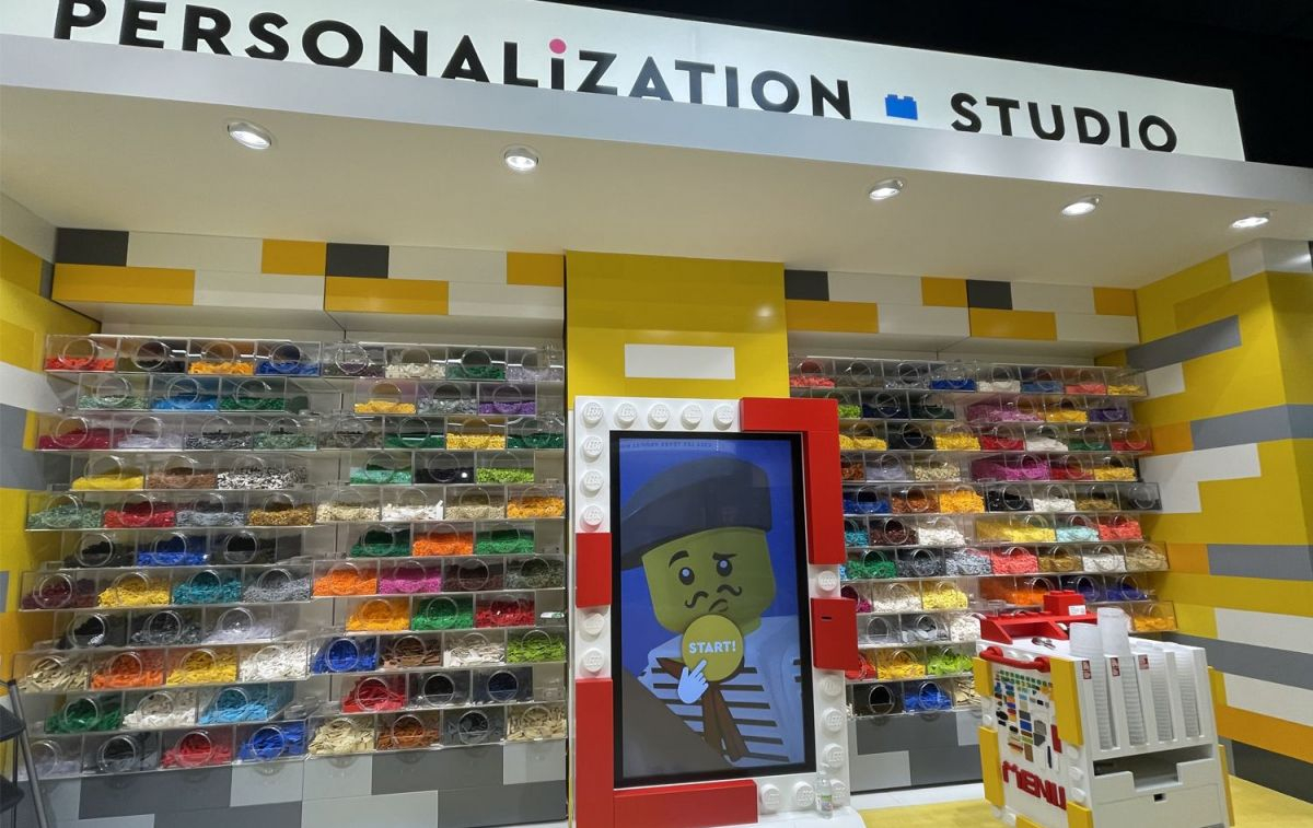 El espacio de personalización de piezas Lego / CG