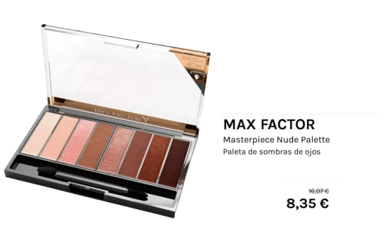 Sombra especiada en tonos marrones/ MAX FACTOR Sombra especiada en tonos marrones/ MAX FACTOR