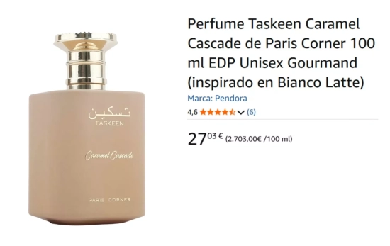 Caramel Cascade – Taskeen/ AMAZON