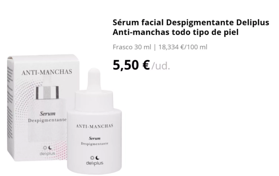Sérum despigmentante Deliplus/ MERCADONA