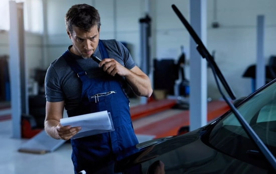 Una persona revisa el estado de un coche / FREEPIK -  Drazen Zigic