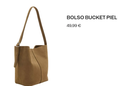 BOLSO BUCKET/ MANGO BOLSO BUCKET/ MANGO